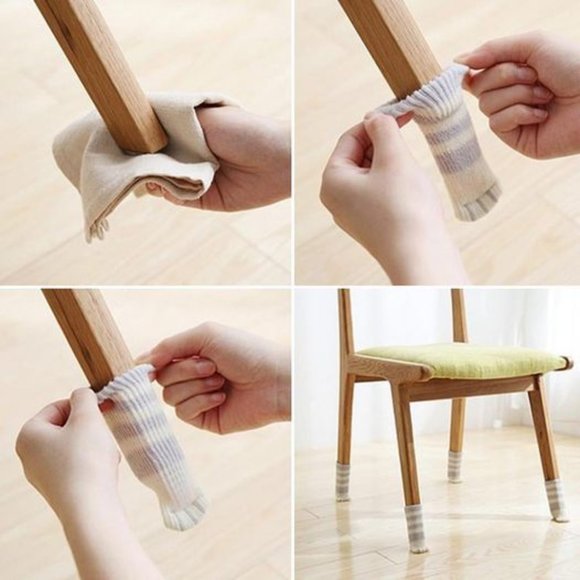 Handmade Cat Paw Socks Floor Protectors - Picture 3 of 8